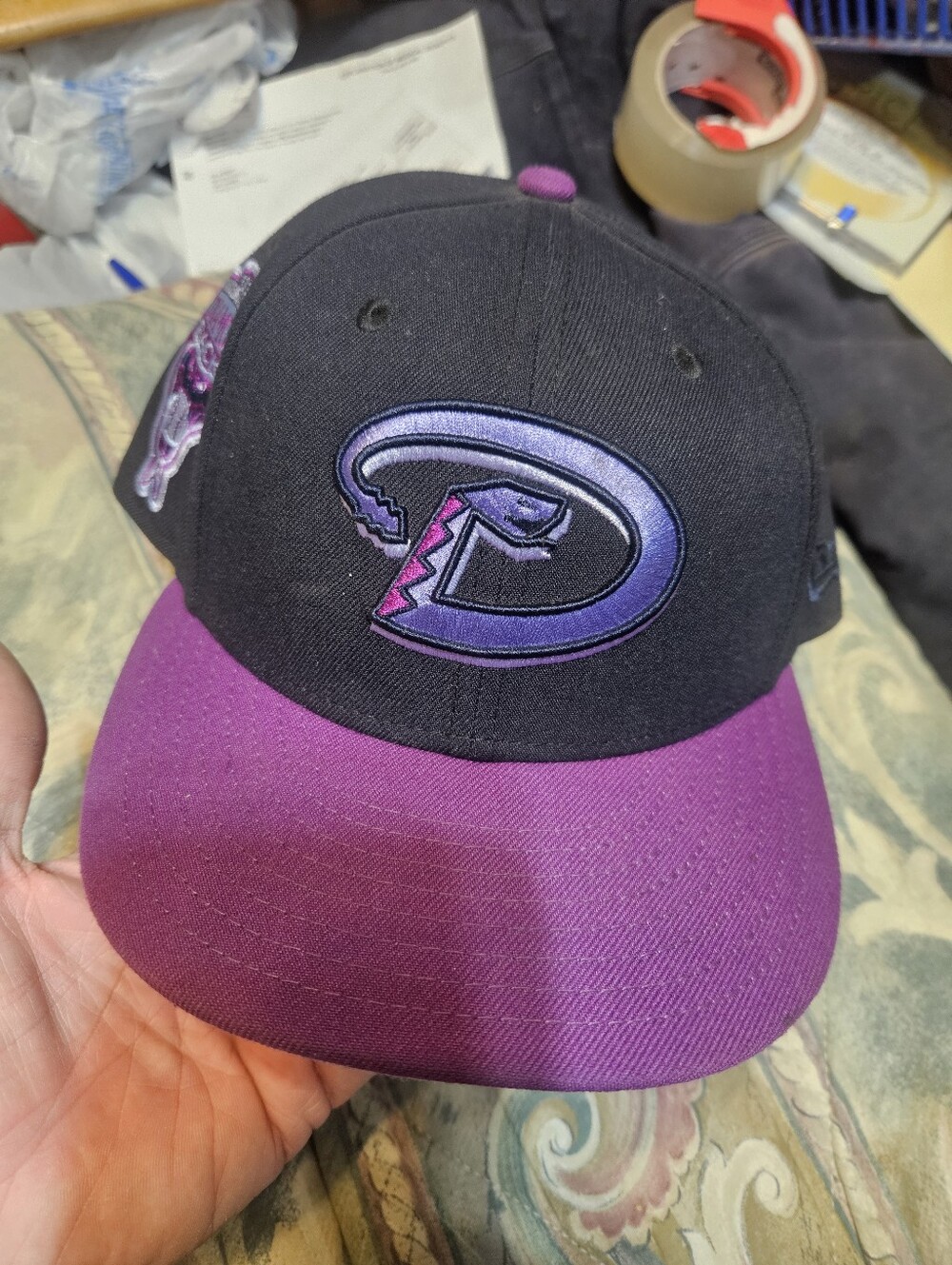 Arizona Diamondback 1998 Ignaugural Season Fitted 7.5 MLB NEW ERA Cap Off Color